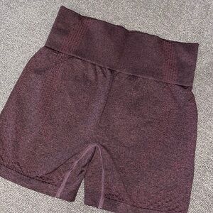 Seamless workout biker shorts high waist